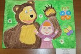 Князева Кира 9 лет «Маша и Медведь»