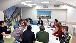 Депутат СД МО Ростокино В.В. Бобожей рассказала о встрече с членами Молодежной палаты района Ростокино